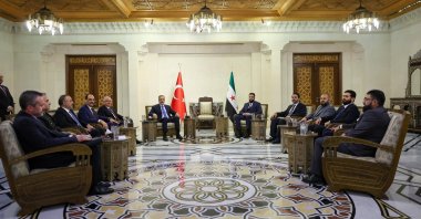 Turkish and Syrian delegations hold a meeting in Damascus, Syria, March 13, 2025. (AA Photo)