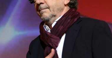 The renowned producer, director and screenwriter Osman Sınav attends the 13th Frankfurt Turkish Film Festival, Frankfurt, Germany, Oct. 27, 2013. (AA Photo)