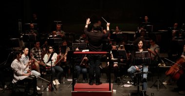Artists perform the symphonic premiere of "Pinocchio," Samsun, northern Türkiye, April 4, 2025. (AA Photo)