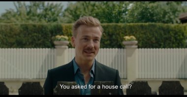 A still shot from the movie "Peacock."