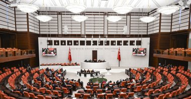 A view of Parliament, in the capital Ankara, Türkiye, April 30, 2025. (AA Photo)