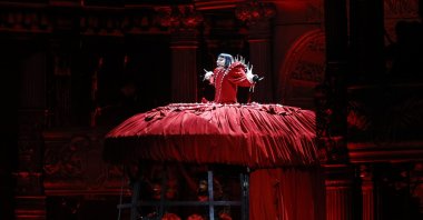 American singer and songwriter Lady Gaga (C) performs during a free mega concert, Copacabana Beach, Rio de Janeiro, Brazil, May 3, 2025. (EPA Photo)