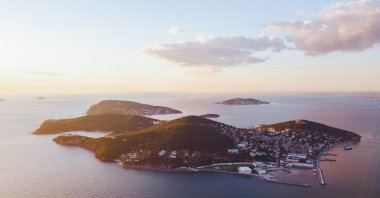 An aerial view of the Princes' Islands, Istanbul, Türkiye. (Shutterstock Photo)