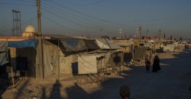 A view of the al-Hol camp, Hasakeh, Syria, Jan. 30, 2025. (AP Photo)