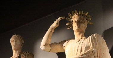 Ancient statues on display at Manisa Museum, Manisa, Türkiye, May 22, 2025. (AA Photo)