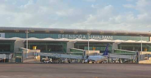 A general view of Ankara Esenboğa Airport, Ankara, Türkiye, May 22, 2025. (IHA Photo)