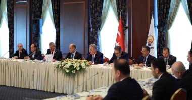 The fourth of the constitutional workshops is organized by the Justice and Development Party's (AK Party) Political and Legal Affairs Directorate, Ankara, Türkiye, May 23, 2025. (DHA Photo)