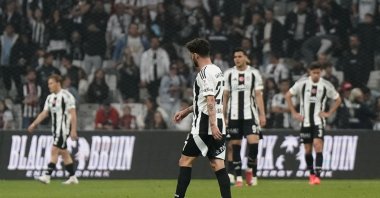 Beşiktaş players look dejected after the Süper Lig match against Rizespor, Istanbul, Türkiye, May 25, 2025. (IHA Photo)